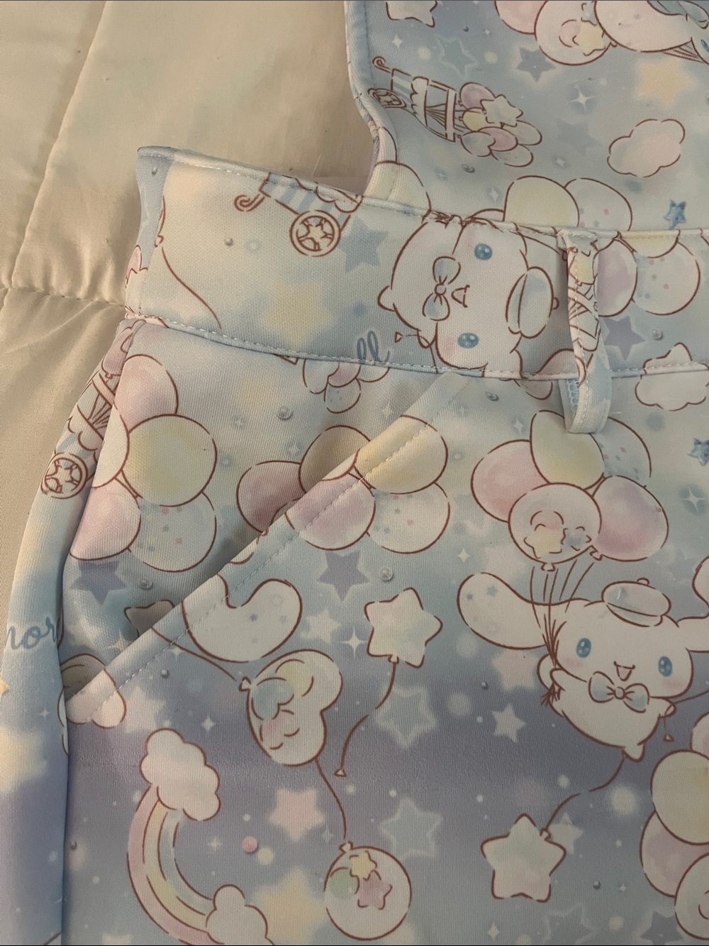 Cinnamoroll Blue Print Adults Overalls Shorts Hot Tooic - Picture 5 of 6